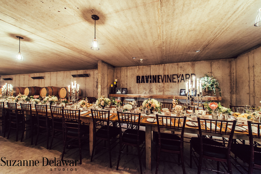 Alexandra and Sean Ravine Vineyards Winery Wedding ‹ Lush Florals and